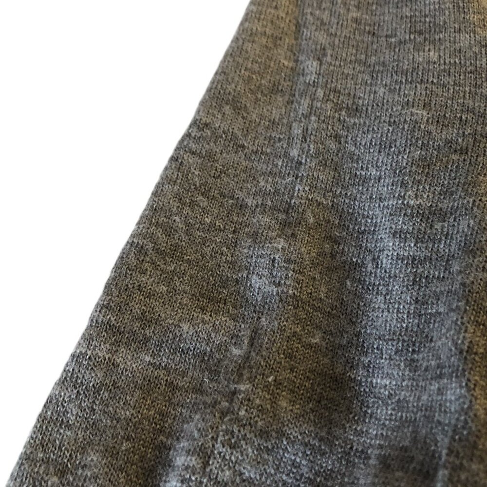 GOODTHREADS 100% Merino Wool Cardigan Sweater Mens XS Gray V-Neck Front Pockets - Picture 14 of 16